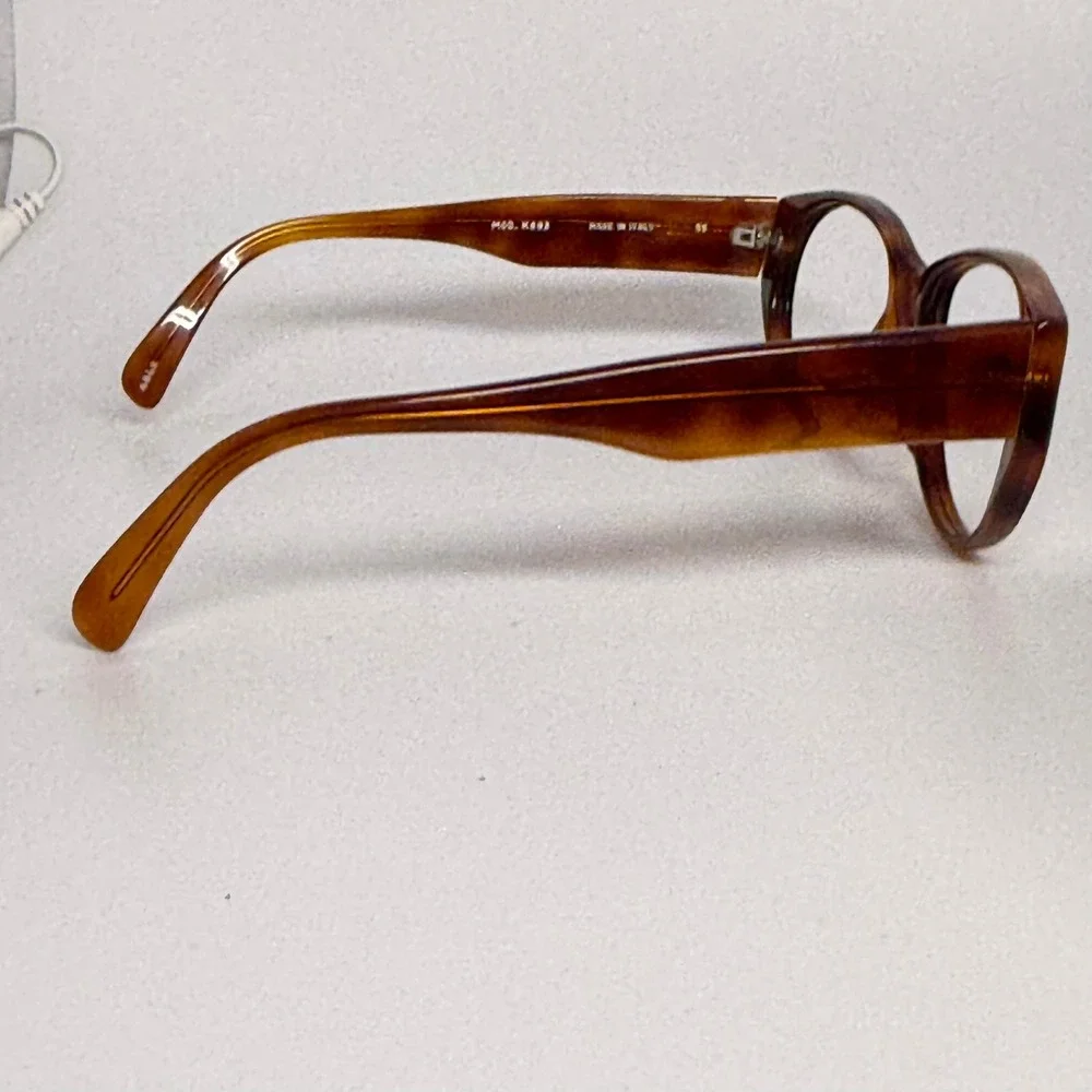Kador Mod K893 Tortoise Shell Cat Eye Eyeglass Frames Made in Italy‎ Vintage